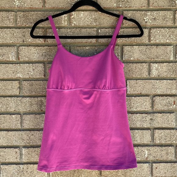 PRANA Purple Activewear Tank Top Built in Bra - Picture 7 of 7